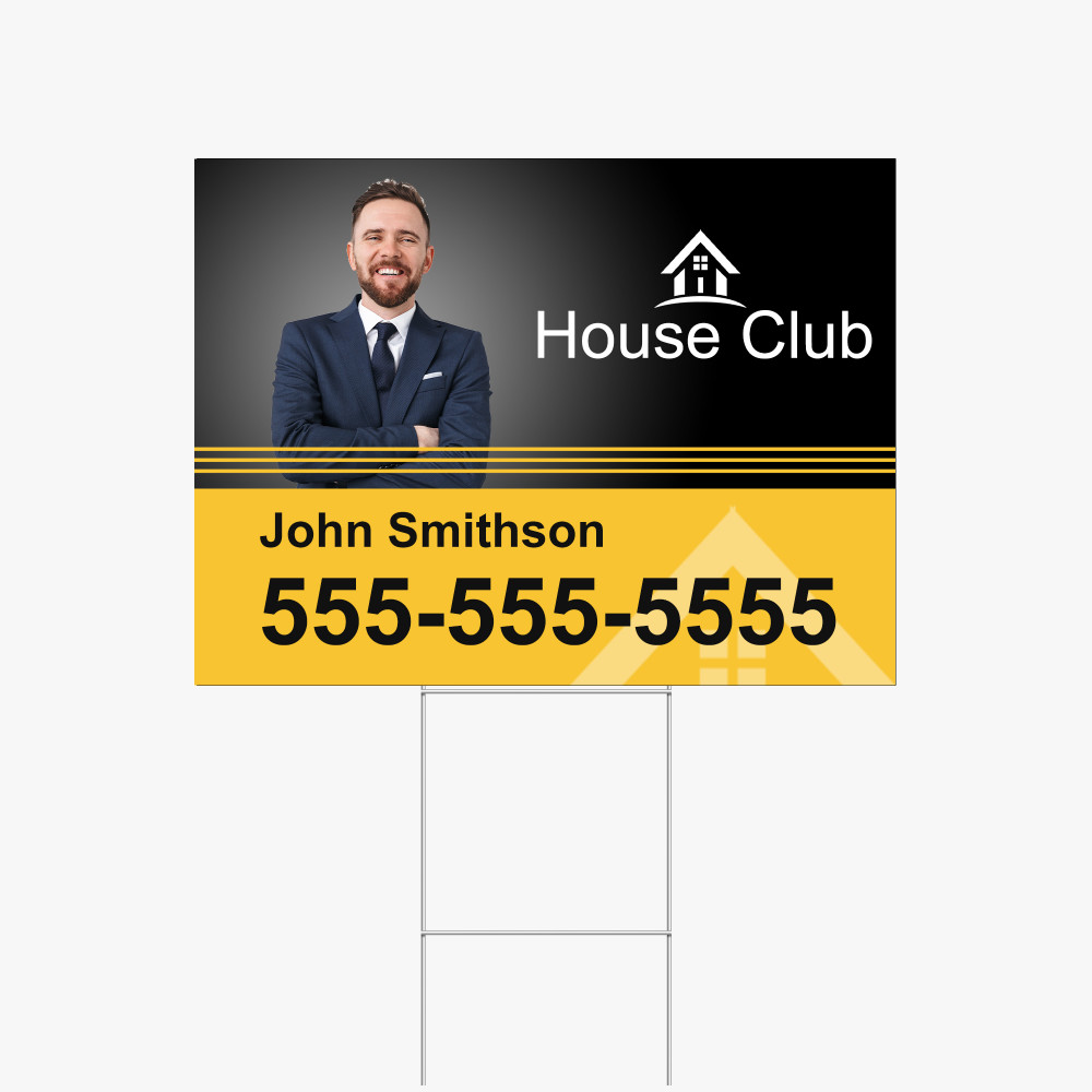 80. Yard Sign plus H-Stake preview