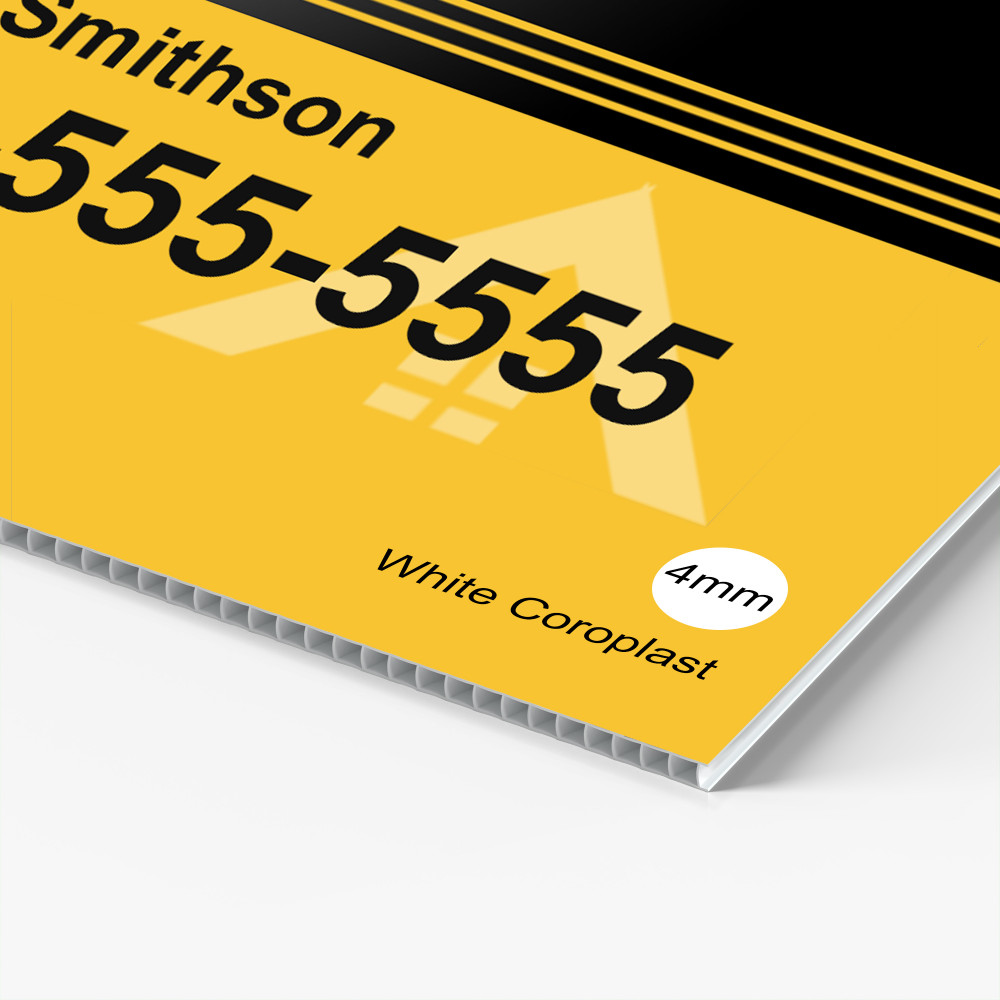 91. Coroplast Sign plus H-Stake preview